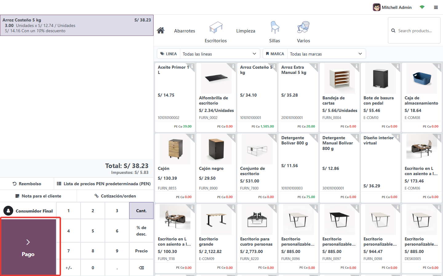 Botón Pago